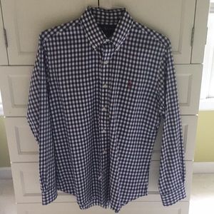 Men’s Ralph Lauren Blue Check Shirt- size M